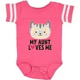 thumbnail image 3 of Inktastic My Aunt Loves Me Niece Cat Girls Baby Bodysuit, 3 of 5
