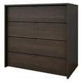 thumbnail image 3 of Nexera Quito 4 Piece Bedroom Set, Ebony & Black, 3 of 10
