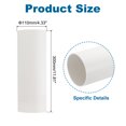 thumbnail image 2 of Uxcell 4.4" Inch Round Ventilation Duct, 12" Inch Long Plastic Pipe Replacement Supply Heating Cooling Ventilation AC System,, 2 of 6