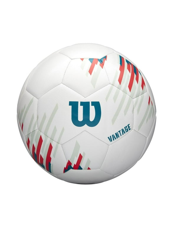 Wilson NCAA Vantage Size 5 Soccer Ball - White/Teal