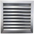 thumbnail image 1 of Grille d'Aération Extérieure Anodisée 8 Pouces x 8 Pouces à Lames Fixes pour CVC, Grille en Aluminium pour Murs et Espace Rampant avec Treillis en Acier Résistant aux Intempéries, 1 of 5