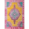 thumbnail image 2 of Traditional Rine Collection Area Rug 8'4"x12' - Yellow, 2 of 5