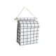 thumbnail image 1 of Monstrate Organizador de bolsas de almacenamiento, bolsas colgantes, artículos diversos, bolsillos multifunción, soporte de papel, bonitos Juegos de accesorios de baño Cuadrícula blanca Talla grande, 1 of 6