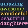 thumbnail image 3 of CafePress - Amazing Daughter Hoodie (Dark) - Pullover Hoodie, Classic, Comfortable Hooded Sweatshirt, 3 of 4