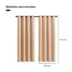 thumbnail image 3 of Cortinas Kitul Blackout Plus Aislamiento Térmico 2 Paneles 215 X 135 Cm Color Beige, 3 of 4