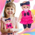 thumbnail image 7 of 12 Inch Baby Doll for Girls - Soft Vinyl Play Doll with Polka Dot Outfit & Pacifier, Ideal for Pretend Play & Gifting, 7 of 7