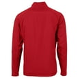 thumbnail image 3 of Men's Cutter & Buck Red Bradley Braves Big & Tall Adapt Eco Knit Hybrid Recycled Full-Zip Jacket, 3 of 3