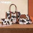 thumbnail image 5 of Wrangler 3Pcs Handbags Set Tote Bag & Medium Crossbody Purse & Wallet, Cow-Brown, 5 of 8