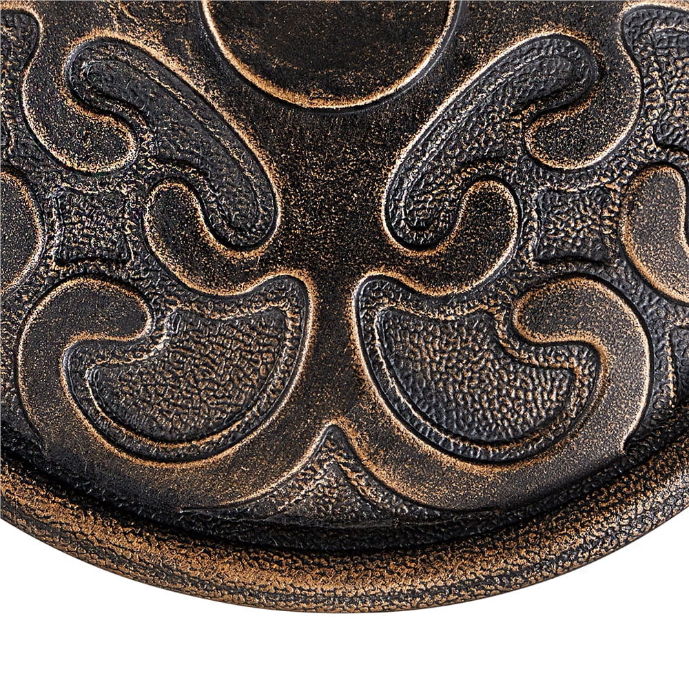 Yaheetech 22lbs 17.5'' Outdoor Patio Market Umbrella Base Stand, Round, Bronze