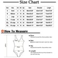thumbnail image 3 of FRSASU Plus size clearance Women's Slim Lace V-Neck Sleeveless Bodysuit Bodysuit Yellow 10(XL), 3 of 5