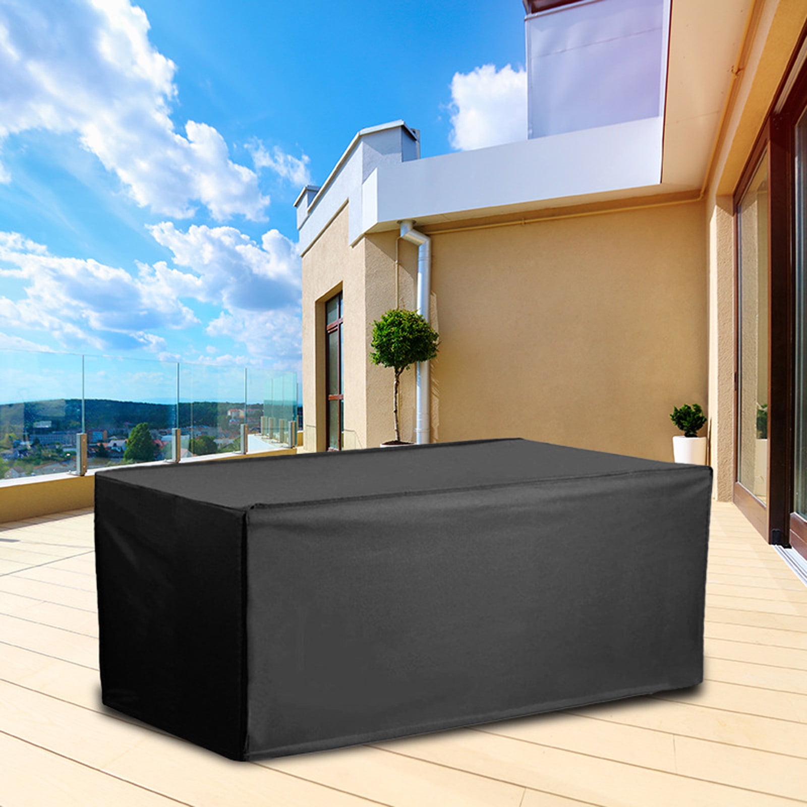 Outdoor Patio Garden Covers Furniture Waterproofed Covers Large Deck Boxes Covers for Outdoor Storage and Garden