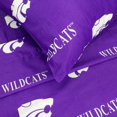 thumbnail image 5 of Kansas State Wildcats 100% Cotton Sheet Set Purple King 299 and Below, 300 - 499, 5 of 5