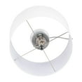 thumbnail image 6 of Sagebrook Home Modern Glass Orbs Table Lamp, Smoke Color, Metal Base, Linen Shade - 15" x 15" x 28", 6 of 9