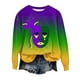 thumbnail image 2 of Gibobby Sudadera Mujer Moda Sudadera de manga larga con cuello redondo y estampado colorido informal de para mujer (Verde, XXL), 2 of 4