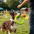 thumbnail image 5 of Dog Flying Disc Dog Chew toy,Dog toys for Aggressive Chewers Floating Dog Ring/Fetch toys for Medium/Large Breeds interactive Dog Pool Float Durable toy for Training and Teeth Cleaning,11", 5 of 5