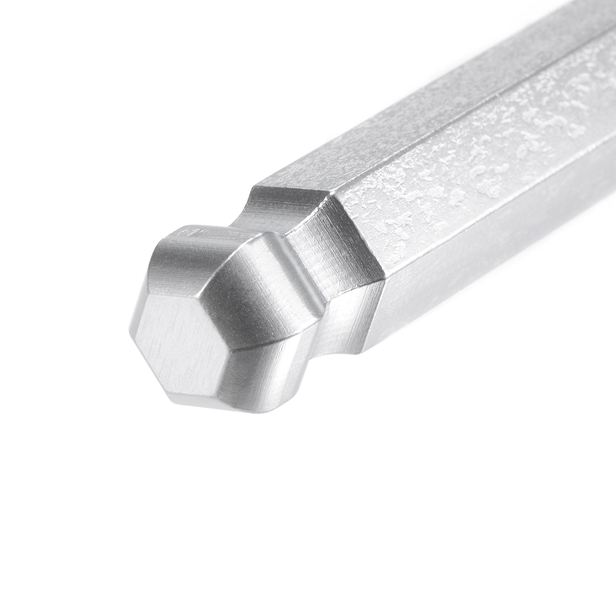 Unique Bargains Ball End Hex Key Wrench L Shaped Long Arm CR-V Silver 10.63"