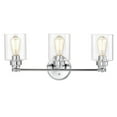 thumbnail image 6 of CHLOE Karson Transitional 3 Light Chrome Bath Vanity Fixture 23" Wide, 6 of 6