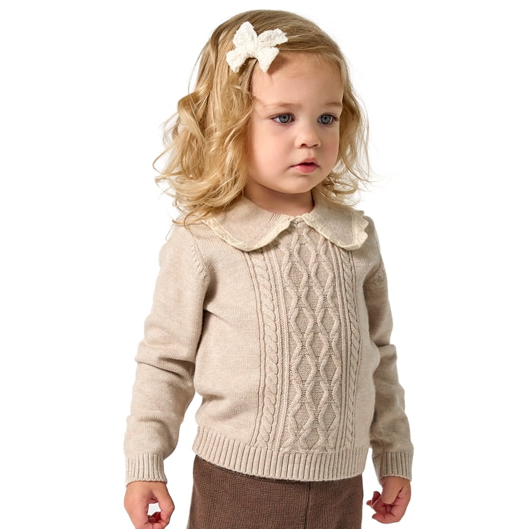 Modern Moments Decorative Collar Sweater, 12M-5T photo 4