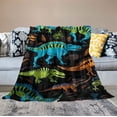 thumbnail image 2 of ONETECH Dinosaur Blanket Dinosaur Blanket for Boys Baby Girls Women Dinosaur-Themed Stuff Dinosaur Room Decor Super Soft Cozy, 2 of 6