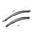 thumbnail image 7 of Cheers.US Cycling MTB Mudguard Mud Guard Mountain Bike Bicycle Tyre Fender Extended Bike Front Rear Fender Blocking Bicycle Accessory, 7 of 7