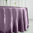 thumbnail image 4 of BalsaCircle 120" Round Satin Tablecloth Amethyst, 4 of 8