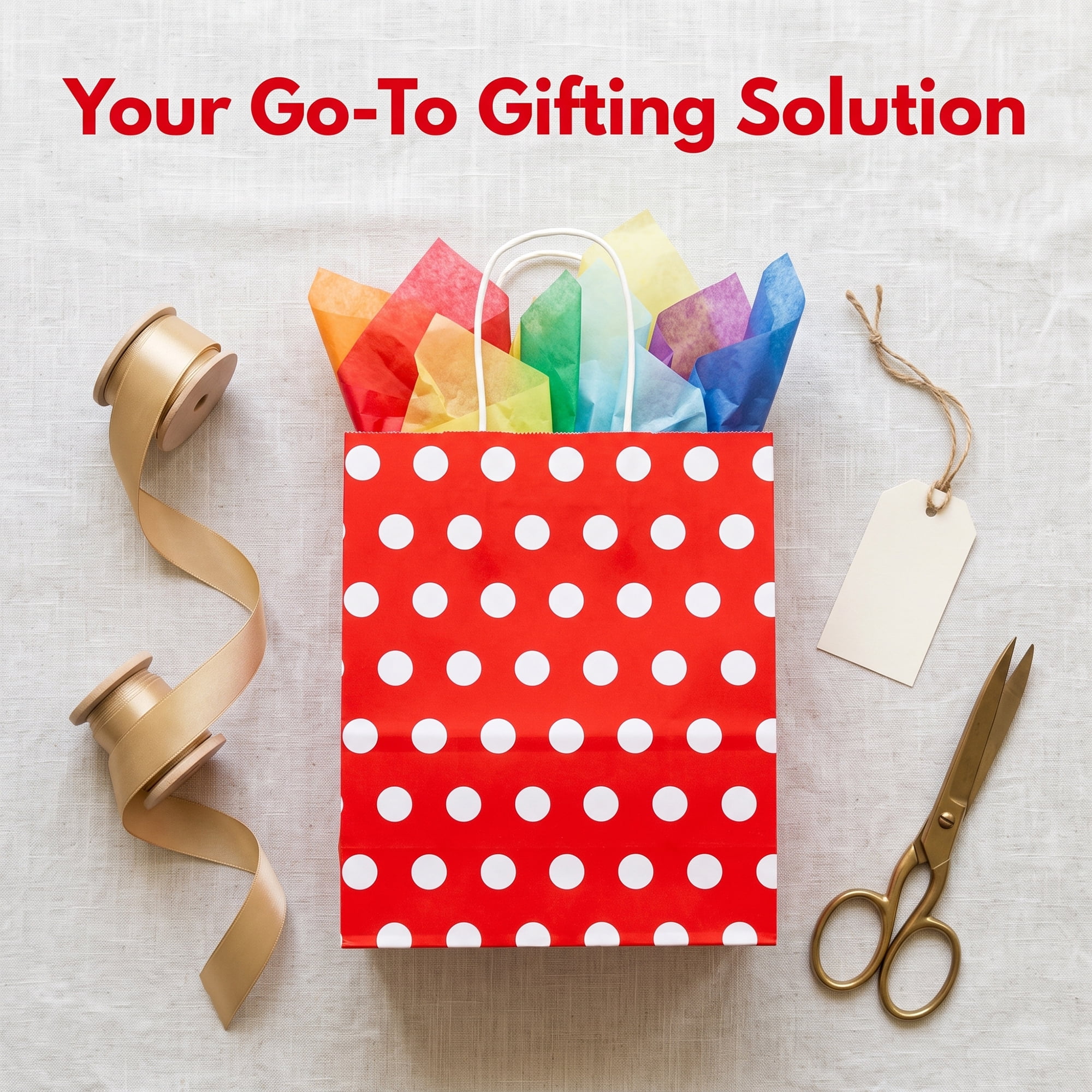 Unique Bargains 6Pcs Stylish Polka-dot Paper Gift Bag with Handles Red 8.7" x 4.3" x 10.6"