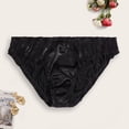 thumbnail image 3 of huanledash Lady Panties Low Waist Bouncy Solid Color No Constraint Comfortable Anti-peeking Soft Silky Pure Color Women Underpants for Inner Wear, 3 of 8