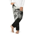 thumbnail image 2 of Susaid Ink Style Bald Eagle Print Soft Teen Sleep Pants, Long Pajama Bottoms with Two Pockets and Elastic Waist, Designed for Ages 5-16-Medium, 2 of 6