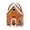 C, variant on Christmas Cottage Handle Gift Box for Candy Cookies Small Gifts, 3D Festive Candy and Cookie Packaging Box for Holiday Party and Gift Giving