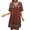 Wine, variant on HomeGardon Summer Dresses for Women Summer Dresses,Summer Fashion PrintingShort Sleeve-Neck Dress,S-XXL
