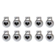 thumbnail image 2 of LOVIVER 10 Pieces Plastic Shock Cord Rope Toggle End Lock Stoppers Ball Buckles Gray, 2 of 6