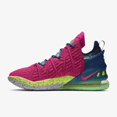 thumbnail image 2 of Nike Mens Shoes Lebron 18 Los Angeles by Night DB8148-600, 2 of 8