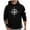 Black, variant on Fesfesfes Fall And Winter Men's Hooded Sweater Loose Pullover Plus Size Clearance $10