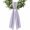 Purple, variant on Pink White Geometric Wreath Sash for Front Door, Square Minimalist Modern Wreath Bow Accent for Fall Christmas Holiday Door Decor, Ribbon Sash for Wreaths, Porch Home Decoration