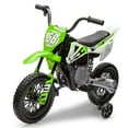 thumbnail image 1 of GloryStar 12V Kids Electric Dirt Bike with Training Wheels, Features Twist Throttle, Built-in Music, and 3MPH Max Speed, Safe Ride-on Motorcycle for Kids, 1 of 7