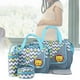 thumbnail image 1 of de bolsa pañales, bolsa multifunción, almohadil para pañales, con bolsa para el almuerzo con bolsa para , , Gris Hugo Bolsa de hombro, 1 of 7
