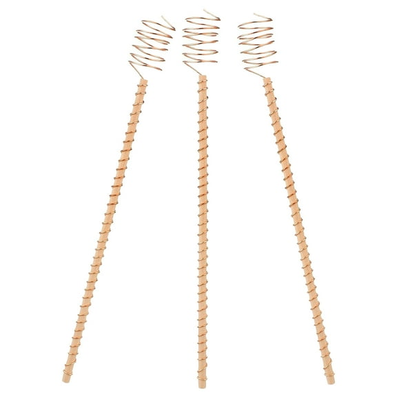 3 Pcs Electroculture Plant Stakes Planting Copper Wire Electroculture Plant Pole Decorative Copper Antenna