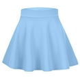 thumbnail image 4 of Nskgu Girl School Uniform Pleated Scooter Skirt with Under Shorts Pull On Elastic Waist Skirt, 4 of 6