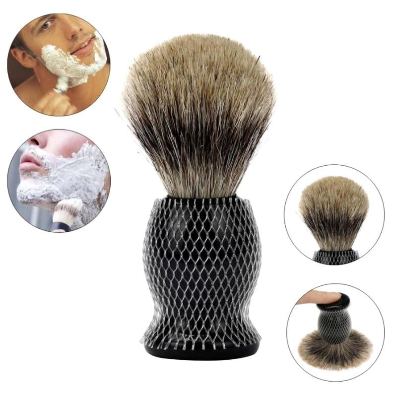 Black Badger Shaving Brush with Resin Handle Soft Hair Men\'s Shaving