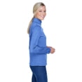 thumbnail image 2 of UltraClub 8618W Ladies' Cool & Dry Heathered Performance Quarter-Zip, 2 of 3