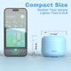 thumbnail image 4 of Altavoz Portátil Bluetooth, Altavoz Inalámbrico Impermeable IPX5 con Bluetooth 5.0, 20 H de Reproducción, Mini Altavoz con Micrófono Integrado para Exterior/fiesta/playa/viaje/regalos, Azul, 4 of 10