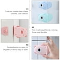 thumbnail image 2 of GETAJGHSD 3Pcs Proofing Cabinet Locks with Cute Bear Shape and Easy Open Double Button Mechanism, 2 of 8
