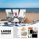 thumbnail image 5 of Easygdp Moose Kissing Under Mistletoe Bolsa de Viaje de Playa de Gran Capacidad, Bolsa Tote Perfecta para la Playa, Escapadas de Fin de Semana y Viajes, 5 of 7