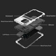 thumbnail image 4 of No Screws Metal Case for iPhone 14 Pro Max Cover, Outdoor Sports Military Heavy Duty Alloy Aluminum Metal Case Dustproof Protective Shockproof Cover for iPhone 14 Pro Max 6.7 inch, Silver, 4 of 8