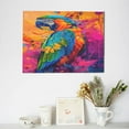 thumbnail image 6 of Balery Vibrant Parrot Splash Art Pattern Canvas Decorative Picture – 30x40in Premium Wall Art, Modern Canvas Print for Home Decor（Horizontal）, 6 of 6