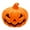 Orange, variant on GiLiling Light Up Plastic Jack O'Lantern Pumpkin - Battery Operated LED Halloween Indoor/Outdoor Decor Illuminated Pumpkin with Lighted Festive Glow Effect