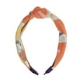 thumbnail image 3 of Goody Tru X Reyna Noriega Collab Ouchless® Printed Fabric Knot Headband Teal, 1 CT, 3 of 6