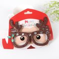 thumbnail image 5 of Worallymy Navidad Brillo Gafas Marcos Fiestas de Navidad Favores de vacaciones Foto Props Traje de Navidad Anteojos Worallymy JD735806567, 5 of 5