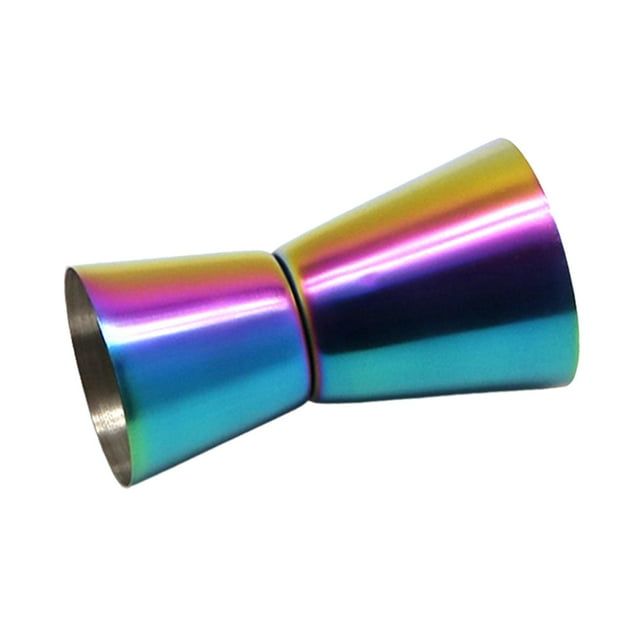 Taza medidora doble Jigger de 15ml/30ml, elegante herramienta para Bar, barman, medición de limpieza, taza medidora para mezclar bebidas Vistoso