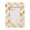 Scalloped-Ivory, variant on Handicrafts Home 4x6 Picture Frame, White Handmade Scallop pattern Bone inlay Photo Frame for Wall & Tabletop, Farmhouse Vintage Home Decor, Gallery Wall & Desk Decor, Family Picture Frame